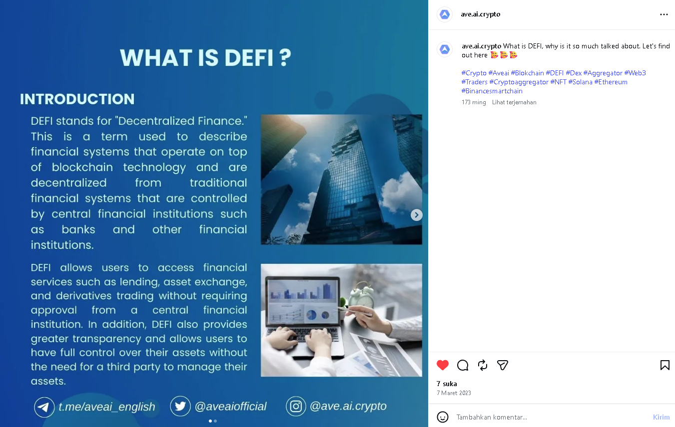 Ave.ai Crypto — Educational Content Creation